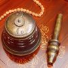 جرس الفاجرا دورجي النحاسي التبتي Tibetan Copper Vajra Dorje Bell