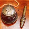 جرس الفاجرا دورجي النحاسي التبتي Tibetan Copper Vajra Dorje Bell