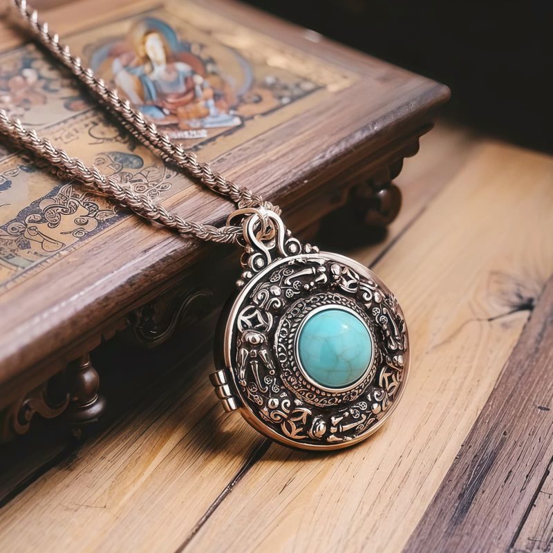 Colar Tibetano de Cobre Pi Xiu da Sorte Tibetan Pi Xiu Copper Luck Necklace