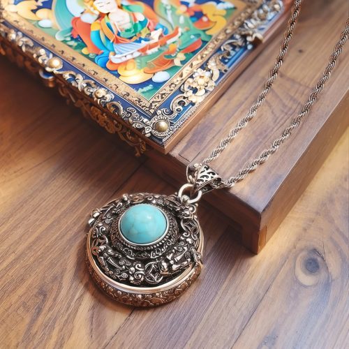 Collar de la Suerte de Cobre Pi Xiu Tibetano Collar de la Suerte de Cobre Pi Xiu Tibetano