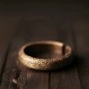 Anillo de Pareja de Cobre Tibetano Vintage con Textura Tibetan Copper Vintage Textured Luck Couple Ring