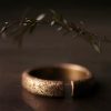 Anillo de Pareja de Cobre Tibetano Vintage con Textura Tibetan Copper Vintage Textured Luck Couple Ring