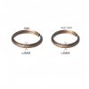 Anillo de Pareja de Cobre Tibetano Vintage con Textura Tibetan Copper Vintage Textured Luck Couple Ring