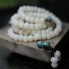 Pulseira de Sementes de Bodhi Sagradas 108 108 Bodhi Seed Prayer Bracelet