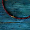 Pulsera Trenzada con Cuentas de la Suerte en Plata 925 925 Silver Lucky Bead Braided Bracelet