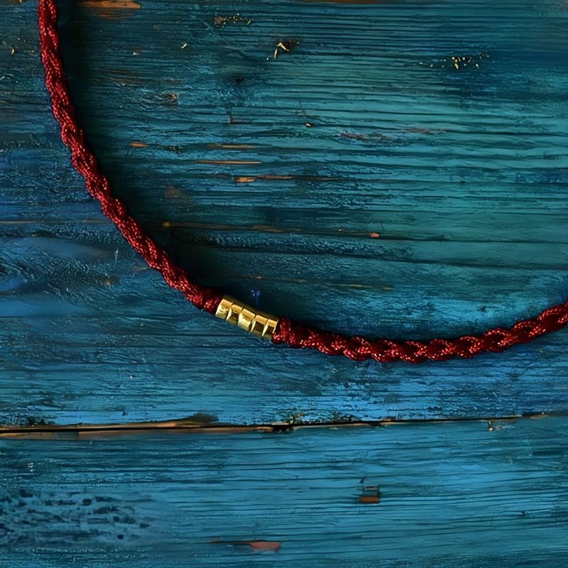 Pulsera Trenzada con Cuentas de la Suerte en Plata 925 925 Silver Lucky Bead Braided Bracelet