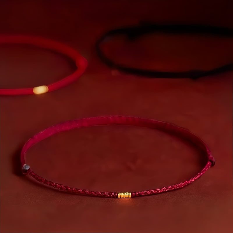 Pulsera Trenzada con Cuentas de la Suerte en Plata 925 925 Silver Lucky Bead Braided Bracelet