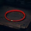 Pulsera Trenzada con Cuentas de la Suerte en Plata 925 925 Silver Lucky Bead Braided Bracelet