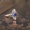 Anillo de Lapislázuli en Plata Esterlina 925 925 Sterling Silver Lazurite Ring