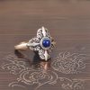 Anillo de Lapislázuli en Plata Esterlina 925 925 Sterling Silver Lazurite Ring