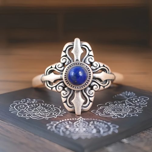 Anillo de Lapislázuli en Plata Esterlina 925 Anillo de Lapislázuli en Plata Esterlina 925
