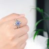 Anillo de Lapislázuli en Plata Esterlina 925 925 Sterling Silver Lazurite Ring