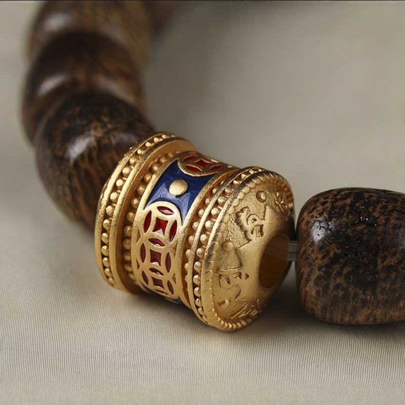 سوار عود Agarwood Cloud Auspicious Calm Agarwood Auspicious Cloud Calm Bracelet