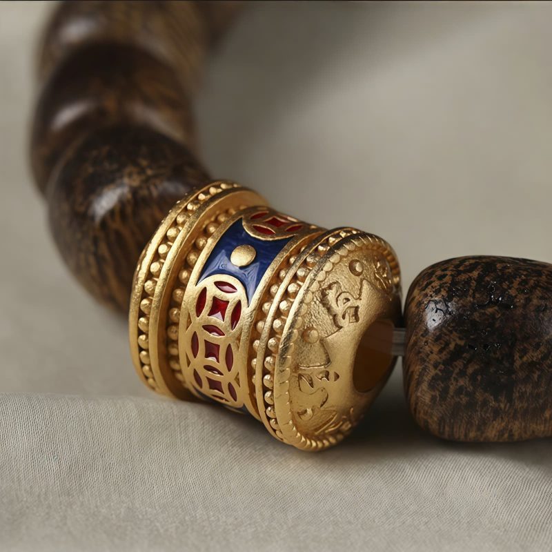 سوار عود Agarwood Cloud Auspicious Calm Agarwood Auspicious Cloud Calm Bracelet