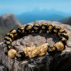 Pulsera de Obsidiana Negra Pixiu para la Abundancia Black Obsidian PiXiu Wealth Bracelet
