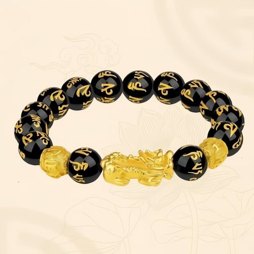 Black Obsidian PiXiu Wealth Bracelet Black Obsidian PiXiu Wealth Bracelet