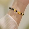 Pulsera de Obsidiana Negra Pixiu para la Abundancia Black Obsidian PiXiu Wealth Bracelet