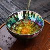 Taza de té Jianzhan china con diseño de loto Chinese Jianzhan Lotus Design Teacup