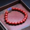 Pulsera de Bendición Pixiu con Cinabrio y Piedra Lunar Cinnabar Moonstone PiXiu Blessing Bracelet