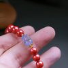Pulsera de Bendición Pixiu con Cinabrio y Piedra Lunar Cinnabar Moonstone PiXiu Blessing Bracelet
