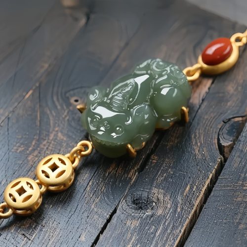 Pulsera de Éxito de PiXiu de Jade Cian Pulsera de Éxito de PiXiu de Jade Cian