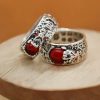 Anillo de la Fortuna Pi Xiu Granate Feng Shui Feng Shui Garnet PiXiu Wealth Ring