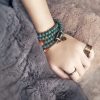 Pulsera de sabiduría con cuentas Mala de semilla Bodhi y Dzi Mala Beads Bodhi Seed Dzi Bead Wisdom Bracelet