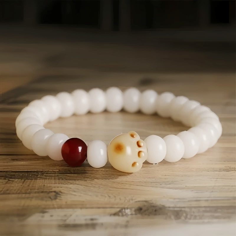 Natural Bodhi Seed Lucky Cat Bracelet Natural Bodhi Seed Lucky Cat Bracelet