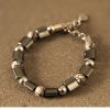 Pulsera de Soporte con Hematita, Ojo de Tigre y Jaspe Picasso Natural Natural Hematite Tiger Eye Jasper Support Bracelet