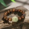 Pulsera de Sanación Espiritual con Semillas de Bodhi y Sándalo Sandalwood Bodhi Seed Spiritual Healing Bracelet