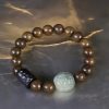 Pulsera de Sanación Espiritual con Semillas de Bodhi y Sándalo Sandalwood Bodhi Seed Spiritual Healing Bracelet