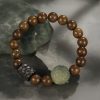 Pulsera de Sanación Espiritual con Semillas de Bodhi y Sándalo Sandalwood Bodhi Seed Spiritual Healing Bracelet