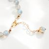 Pulsera Curativa de Cuarzo Rosa y Piedra Luna Strawberry Quartz Moonstone Healing Bracelet