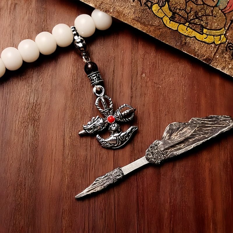 Pulseira da Fortuna Tibetana 108 Sementes de Bodhi, Contas Dzi e Ágata Cinza Tibet 108 Mala Bodhi Seed Dzi Bead Gray Agate Wealth Bracelet