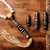 Pulseira da Fortuna Tibetana 108 Sementes de Bodhi, Contas Dzi e Ágata Cinza Tibet 108 Mala Bodhi Seed Dzi Bead Gray Agate Wealth Bracelet