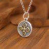 Kalung Berkah Dorje Vajra Ganda Perak Sterling 925 Tibet Tibetan 925 Sterling Silver Double Dorje Vajra Blessing Necklace