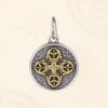 Kalung Berkah Dorje Vajra Ganda Perak Sterling 925 Tibet Tibetan 925 Sterling Silver Double Dorje Vajra Blessing Necklace