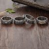 Anillo Tibetano de Pixiu con Grabado en Plata Esterlina 990 Tibetan 990 Sterling Silver Engraved PiXiu Ring