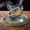 Anillo Tibetano de Pixiu con Grabado en Plata Esterlina 990 Tibetan 990 Sterling Silver Engraved PiXiu Ring