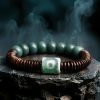 Pulsera Tibetana de Dzi, Semillas de Bodhi y Malos Espíritus Tibetan Bodhi Seed Dzi Meditation Bracelet