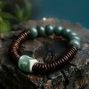 Pulsera Tibetana de Dzi, Semillas de Bodhi y Malos Espíritus Tibetan Bodhi Seed Dzi Meditation Bracelet