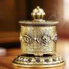 ديكور سيارة تبتي مبارك - عجلة الصلاة Tibetan Car Decoration Blessing Prayer Wheel
