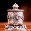 ديكور سيارة تبتي مبارك - عجلة الصلاة Tibetan Car Decoration Blessing Prayer Wheel