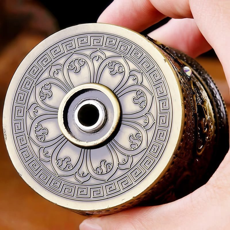 ديكور سيارة تبتي مبارك - عجلة الصلاة Tibetan Car Decoration Blessing Prayer Wheel