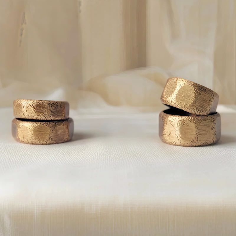 Cincin Kekayaan Tembaga Kuningan Tibet Tibetan Copper Brass Wealth Ring