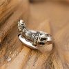 Anillo Ajustable Dorje Vajra de Cobre Tibetano Tibetan Copper Dorje Vajra Adjustable Ring
