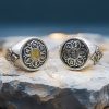 Anillo giratorio tibetano de cobre Om Mani Padme Hum Tibetan Copper Om Mani Padme Hum Rotatable Ring
