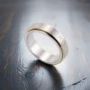 Anillo giratorio de acero de titanio con mantra tibetano Tibetan Mantra Rotatable Titanium Steel Ring