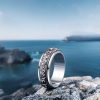 Anillo de la Fortuna Pi Xiu con Om Mani Padme Hum Tibetano Tibetan Om Mani Padme Hum PiXiu Wealth Luck Ring