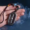 عجلة الصلاة التبتية أوم ماني بادمي هوم - زينة تعليق للسيارة Tibetan Om Mani Padme Hum Prayer Wheel Car Hanging Decoration